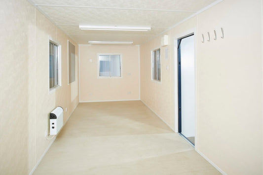 24Ft x 9Ft Steel Anti-Vandal Office Cabin image 0
