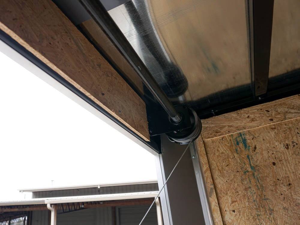 6' X 12' White Enclosed V-Nose Trailer with Diamond Plate Floor Storage image 21