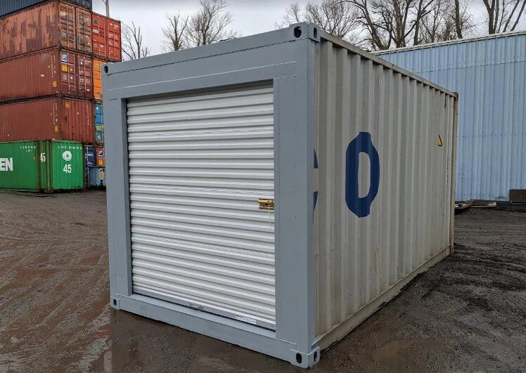 16Ft Storage Container With Roll-Up Door image 0