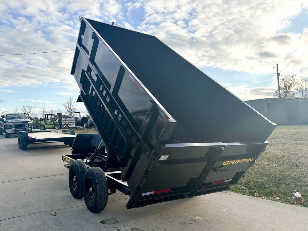 6x12 Hydraulic Dump Trailer with 4ft Sides (2) 5,200lb Axles image 20