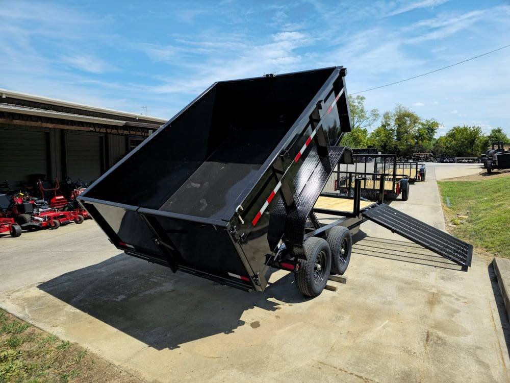 7x16 IBeam Hybrid Hydraulic Dump Trailer with 3ft Sides (2) 6K Axles image 20