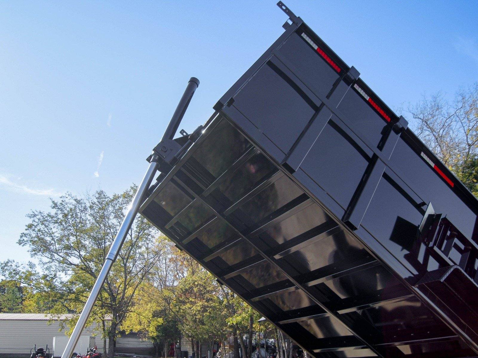 7x16 Telescopic Dump Trailer with 4ft Sides (2) 7K Axles 14k GVWR image 11