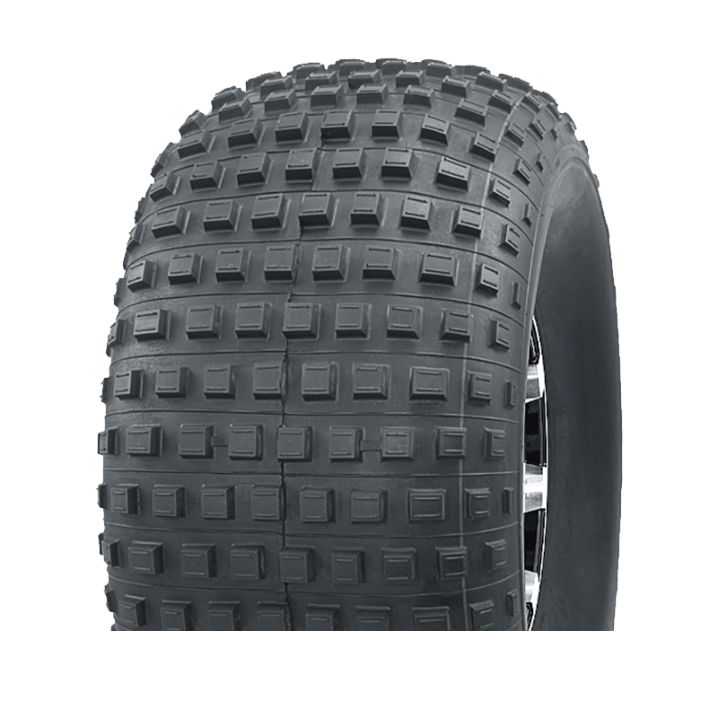 25x12.00-9 P318 (6 PLY) Wanda Reinforced Knobby ATV Tyre image 0