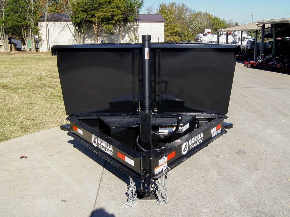7x14 Gorilla Telescopic IBeam Dump Trailer with 3ft Sides (2) 7K Axles image 9