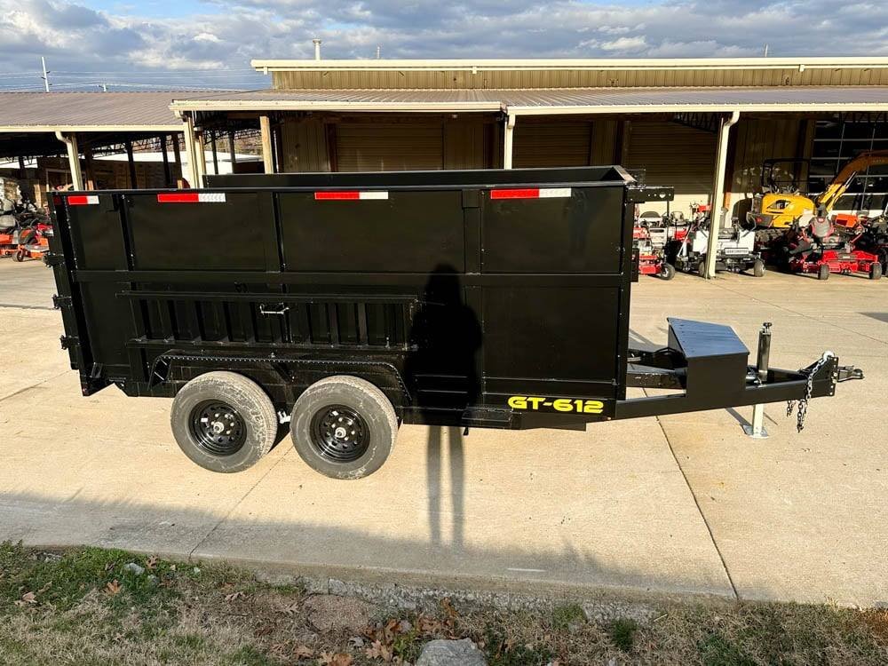 6x12 Hydraulic Dump Trailer with 4ft Sides (2) 5,200lb Axles image 7