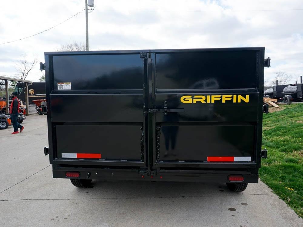 7x12 Hydraulic Dump Trailer with 4ft Sides (2) 7K Axles image 6