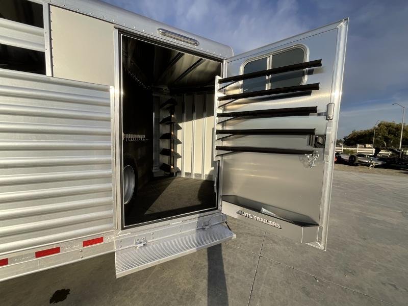 NEW 2024 Elite Trailers 5 Horse Stock Combo BP Horse Trailer image 21