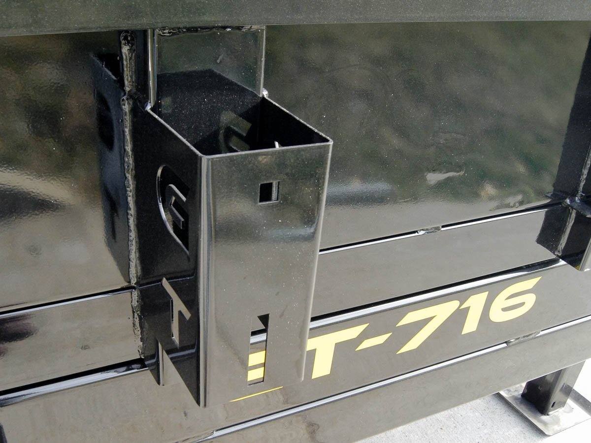 7x16 Gooseneck Telescopic Dump Trailer with 2ft Sides (2) 7K Axles image 23