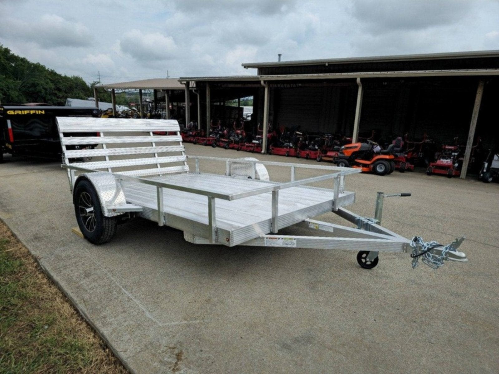 6.4' x 10' All Aluminum Utility Trailer 3500 lb Axle image 10
