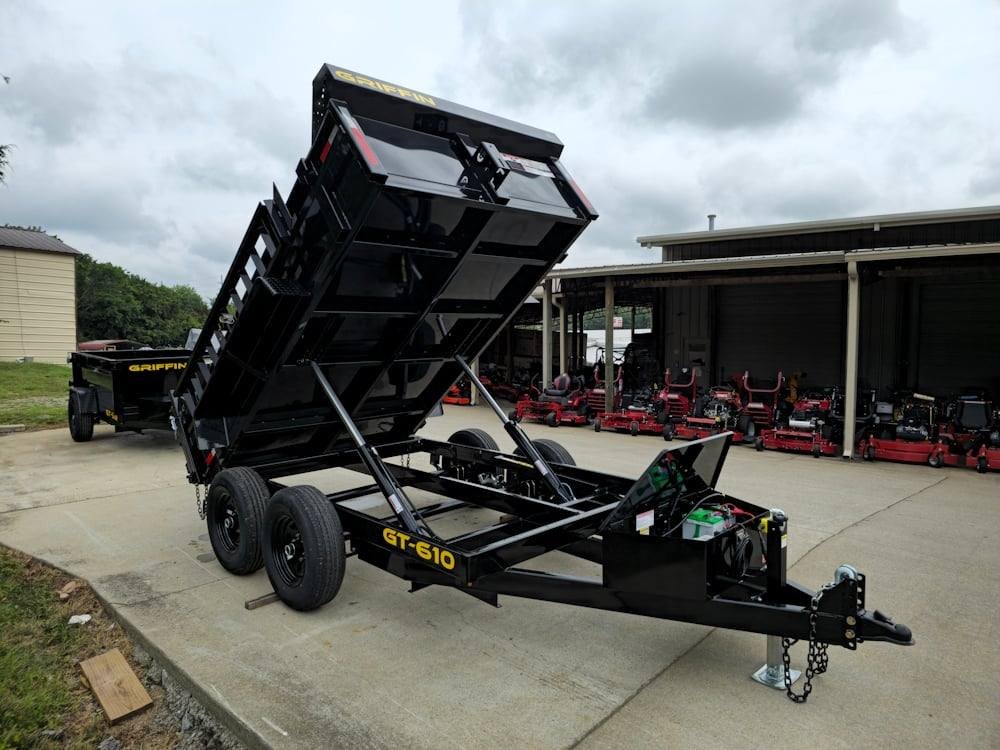 6' X 10' Hydraulic Dump Trailer With Loading Ramps GVWR 9990 image 26