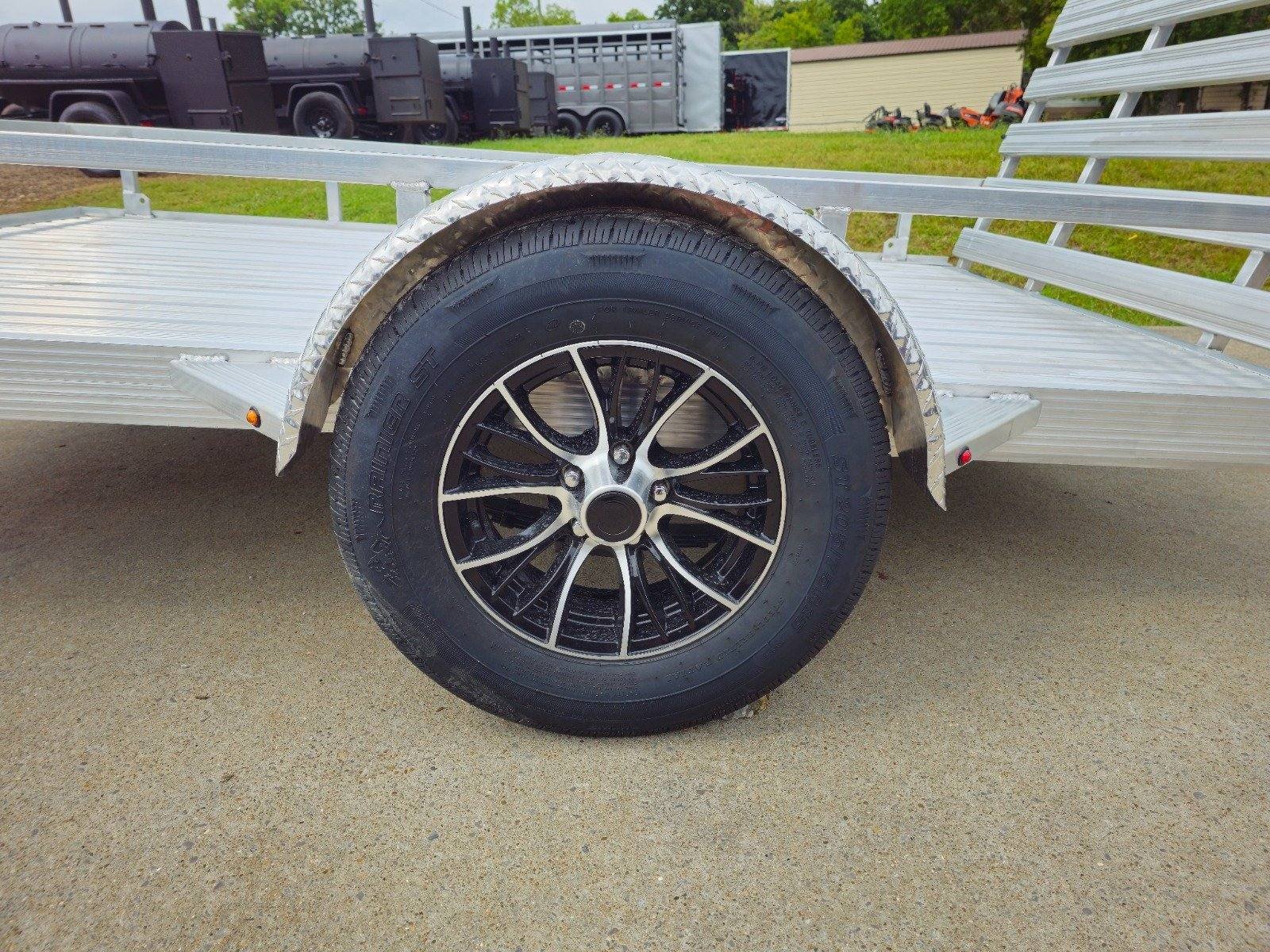 6.4' x 10' All Aluminum Utility Trailer 3500 lb Axle image 4