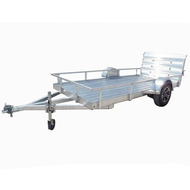 5'x12' All Aluminum Utility Trailer Straight 3500 lb Axle image 0