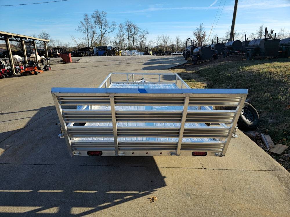 6.4'x12' Aluminum Utility Trailer With Gate Aluminum Wheels 3500 lb Axle image 9