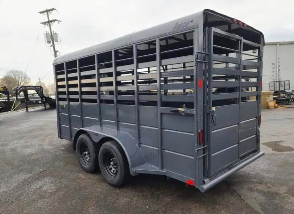 2023 BCI Stock Trailer 6’X16′ Eco Series Bumper Pull image 5