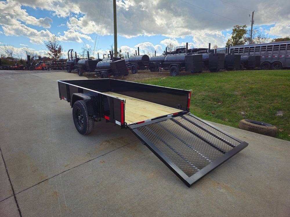 5' X 10' Utility Trailer Straight Deck 18" Sides Tall Gate image 16