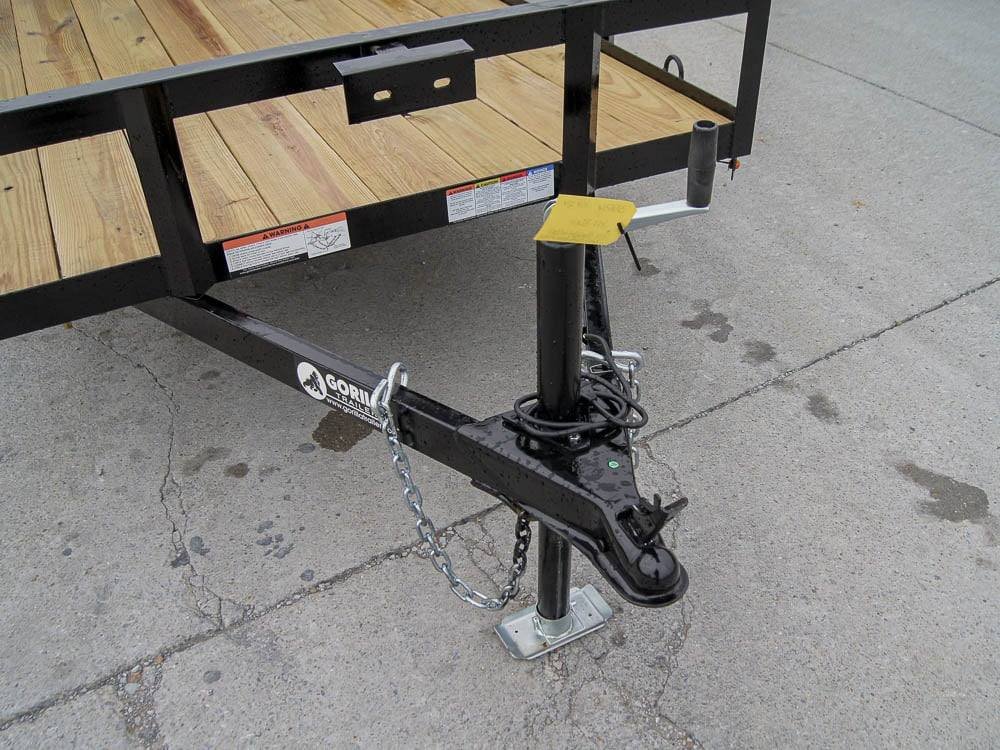 5x14 Straight Deck Utility Trailer Tall Gate 3,500lb Axle image 8