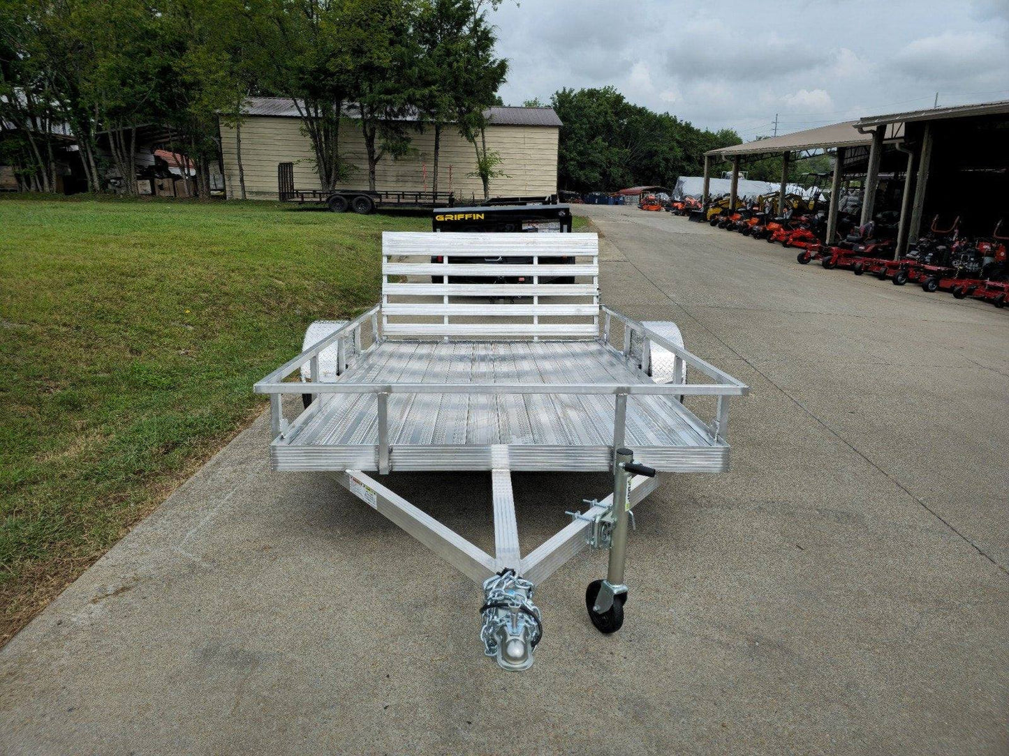 6.4' x 10' All Aluminum Utility Trailer 3500 lb Axle image 1