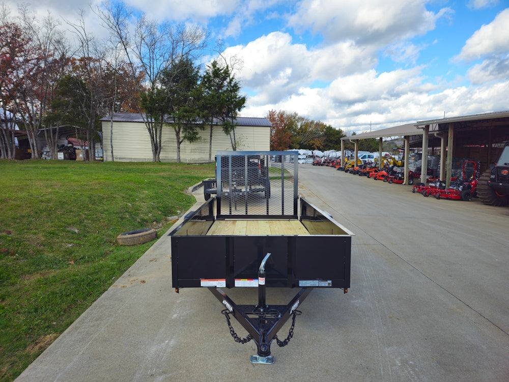 5' X 10' Utility Trailer Straight Deck 18" Sides Tall Gate image 1