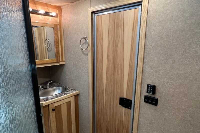 2024 Lakota Charger 8411RKGLQ 4 Horse Trailer with 11′ Short Wall image 12
