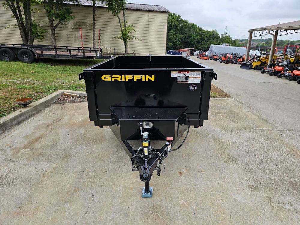 5x8 Hydraulic Dump Trailer 24" Sides 5,200lb Axle with Brake image 1