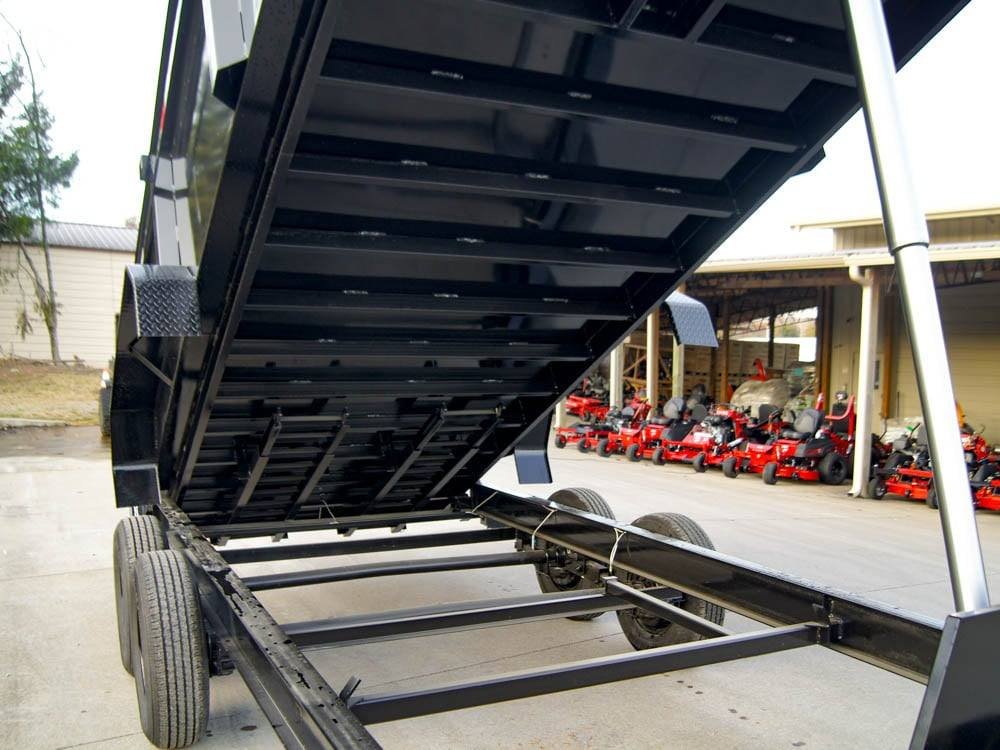 7x16 Gorilla Telescopic IBeam Dump Trailer with 3ft Sides (2) 7K Axles 14k GVWR image 15