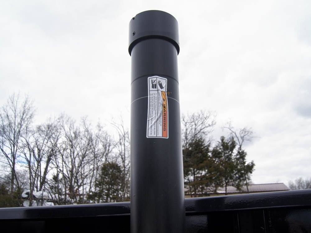 7x16 Gorilla Telescopic Gooseneck IBeam Dump Trailer 3ft Sides (2) 7K Axles image 15