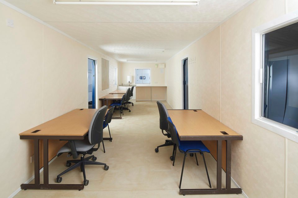 32Ft x 10Ft Steel Office/Canteen Cabin image 0