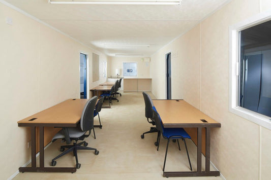 32Ft x 10Ft Steel Office/Canteen Cabin image 0
