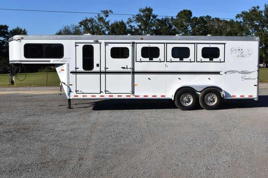 Used 2005 Sundowner 4HGN 4 Horse Trailer image 0